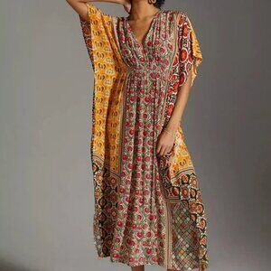 Anthropologie Rujuta Sheth Gather-Front Kaftan